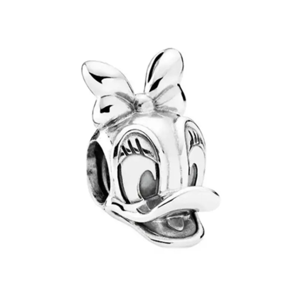 Disney Daisy Duck Portrait Charms Silver S925